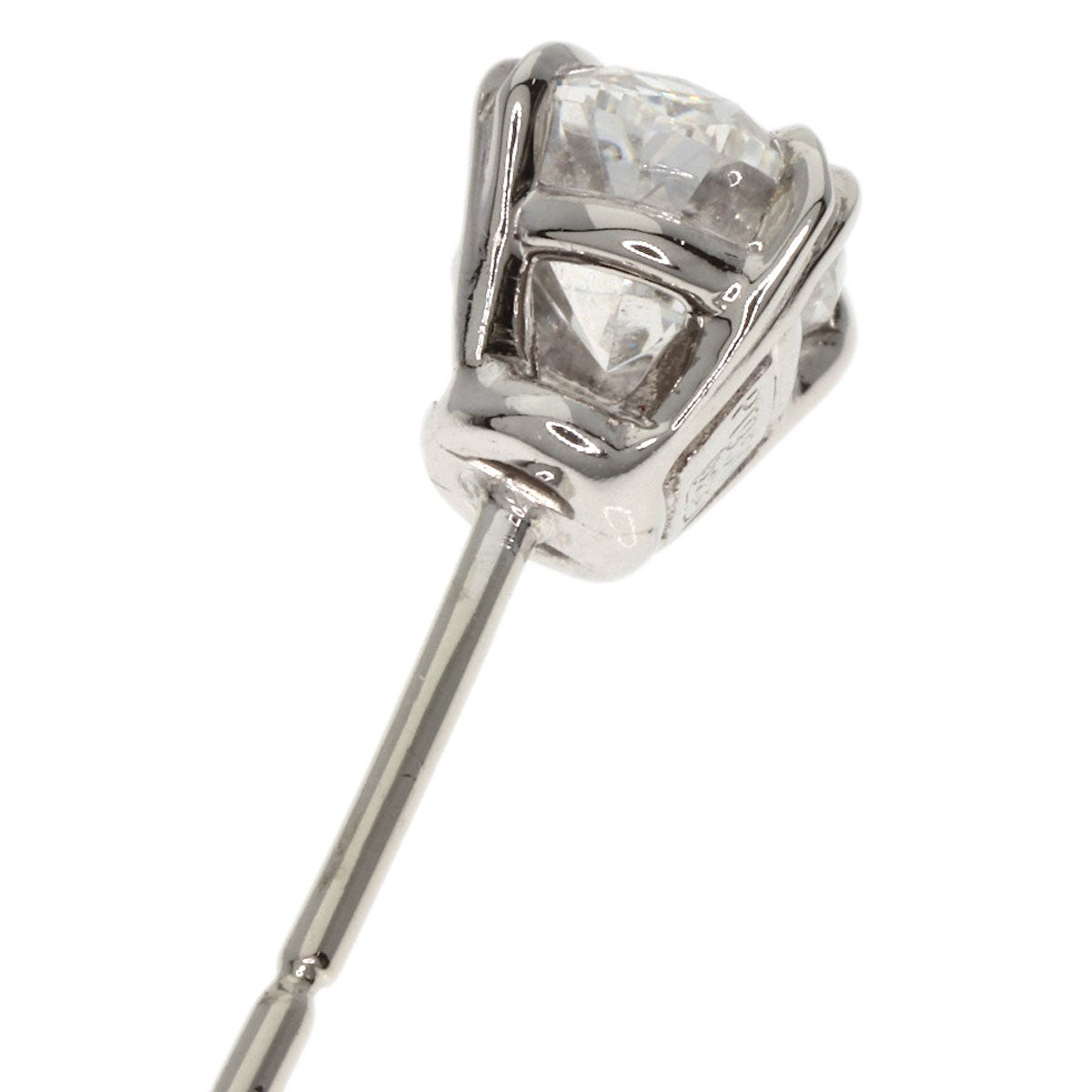 HARRY WINSTON Oval Diamond earring Platinum PT950 K18 White GoldLadies [Used]