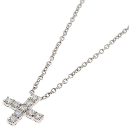 HARRY WINSTON Minicross Diamond Necklace Platinum PT950 Ladies [Used]