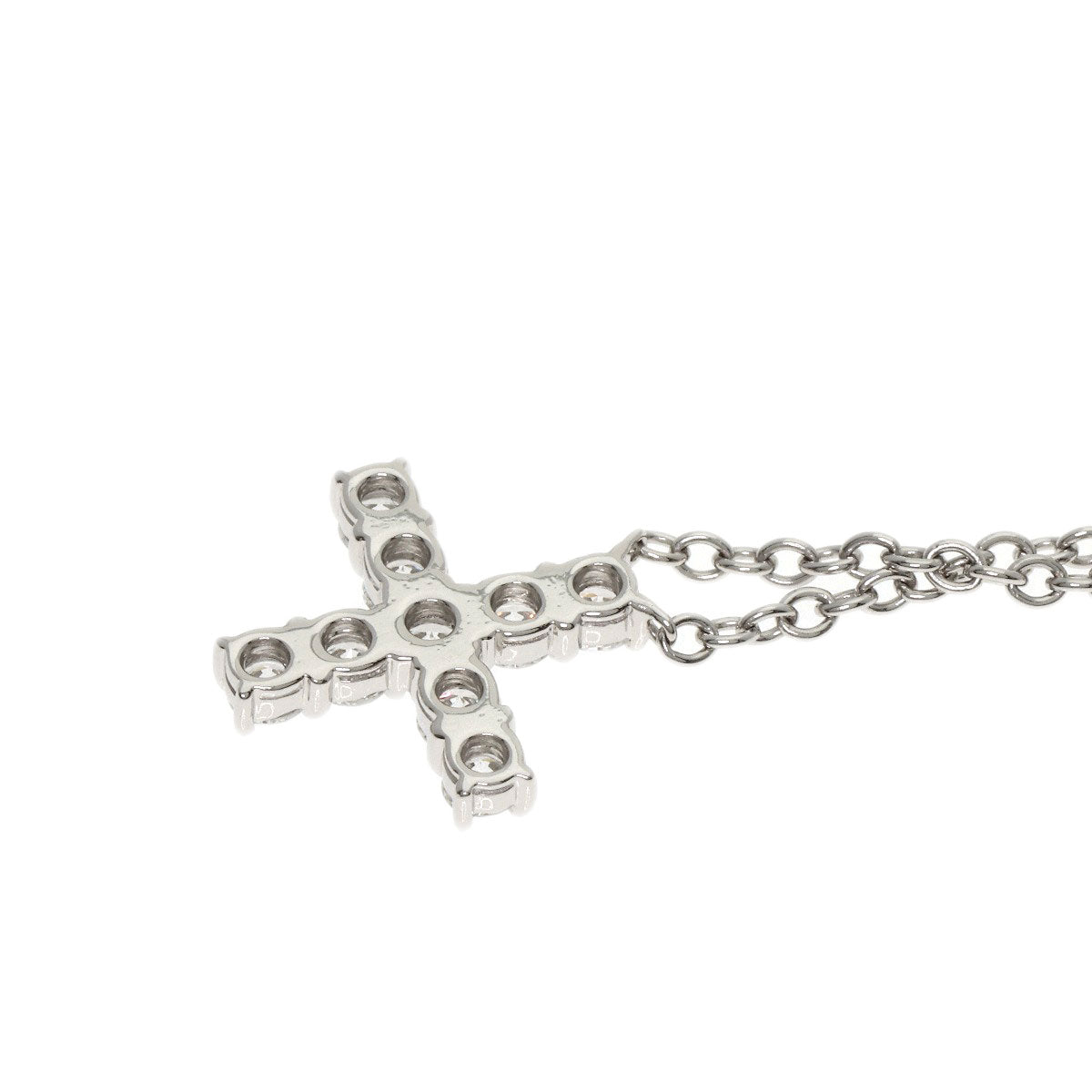 HARRY WINSTON Minicross Diamond Necklace Platinum PT950 Ladies [Used]