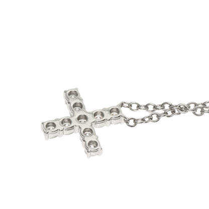 HARRY WINSTON Minicross Diamond Necklace Platinum PT950 Ladies [Used]