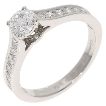 CARTIER 1895 Solitaire Diamond E-VS1-EX #45 Ring Platinum PT950 Ladies [Used]