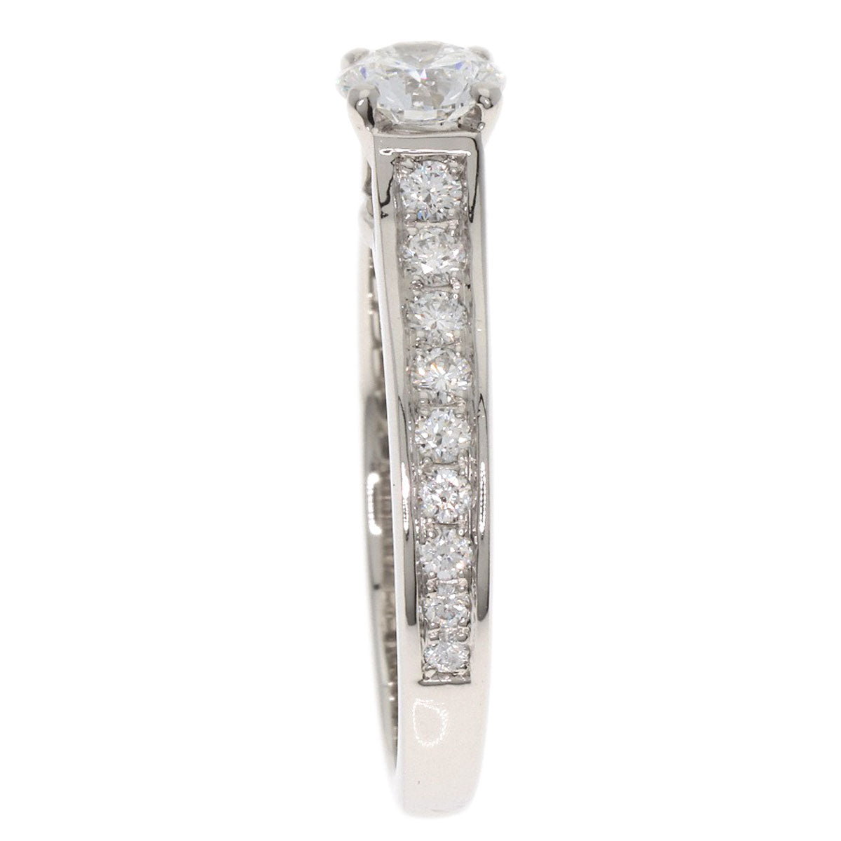 CARTIER 1895 Solitaire Diamond E-VS1-EX #45 Ring Platinum PT950 Ladies [Used]
