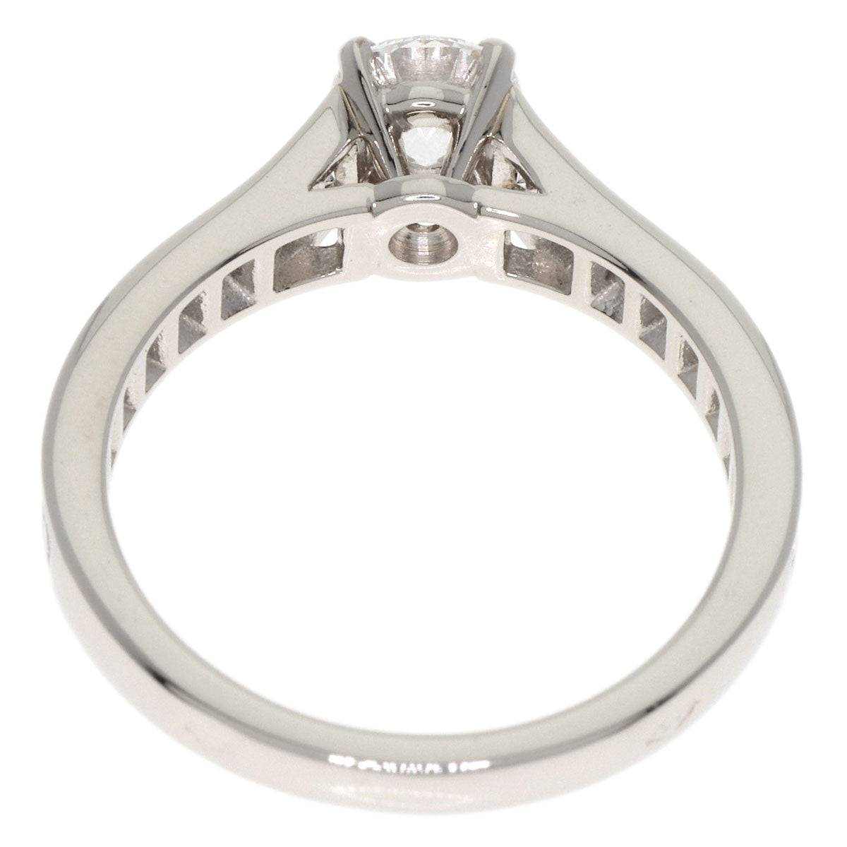 CARTIER 1895 Solitaire Diamond E-VS1-EX #45 Ring Platinum PT950 Ladies [Used]