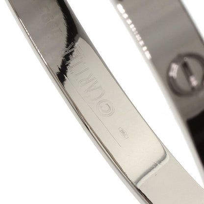 CARTIER LOVE Bracelets with Driver #16 Bracelet K18 White Gold Ladies [Used]