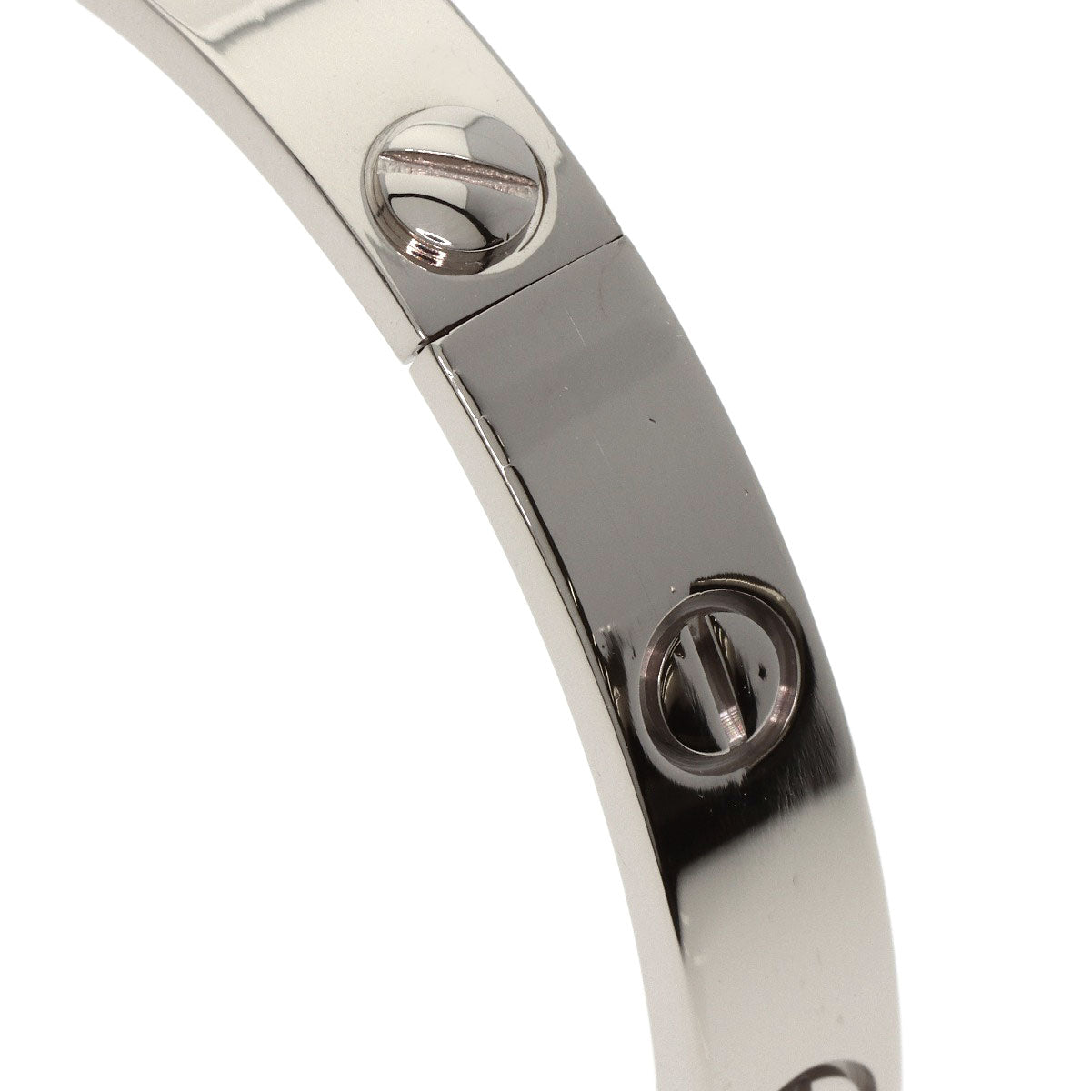 CARTIER LOVE Bracelets with Driver #16 Bracelet K18 White Gold Ladies [Used]