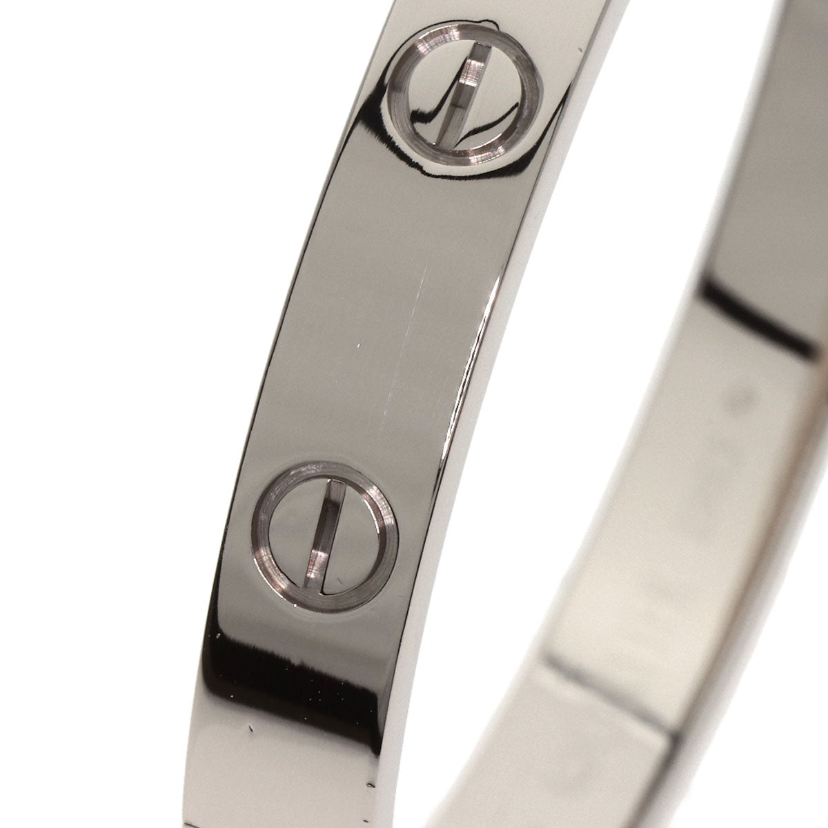 CARTIER LOVE Bracelets with Driver #16 Bracelet K18 White Gold Ladies [Used]