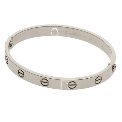CARTIER LOVE Bracelets with Driver #16 Bracelet K18 White Gold Ladies [Used]