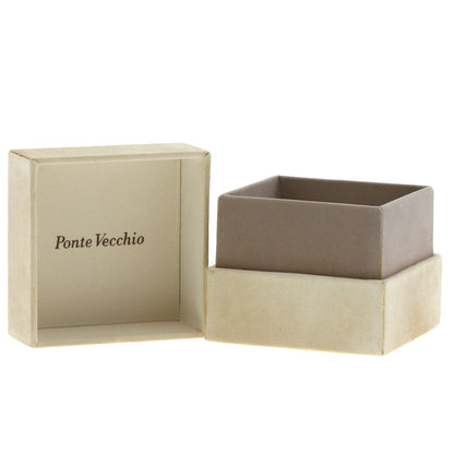 Ponte Vecchio Cross diamond Ring K18 White Gold Ladies [Used]