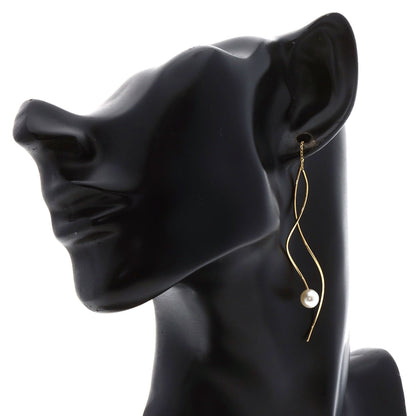 TASAKI American Pearl Pearl Chain earring K18 Yellow Gold Ladies [Used]