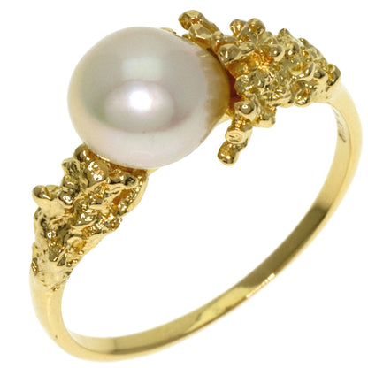 MIKIMOTO Pearl Pearl Ring K18 Yellow Gold Ladies [Used]