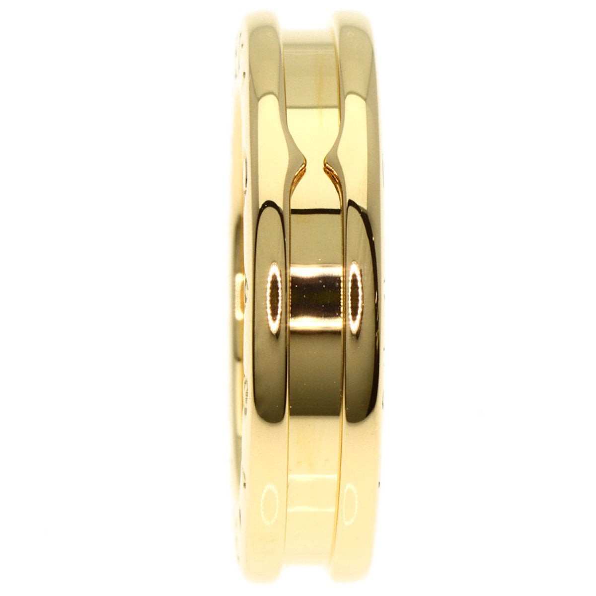BVLGARI B.zero1 1 Band #45 Ring K18 Yellow Gold Ladies [Used]
