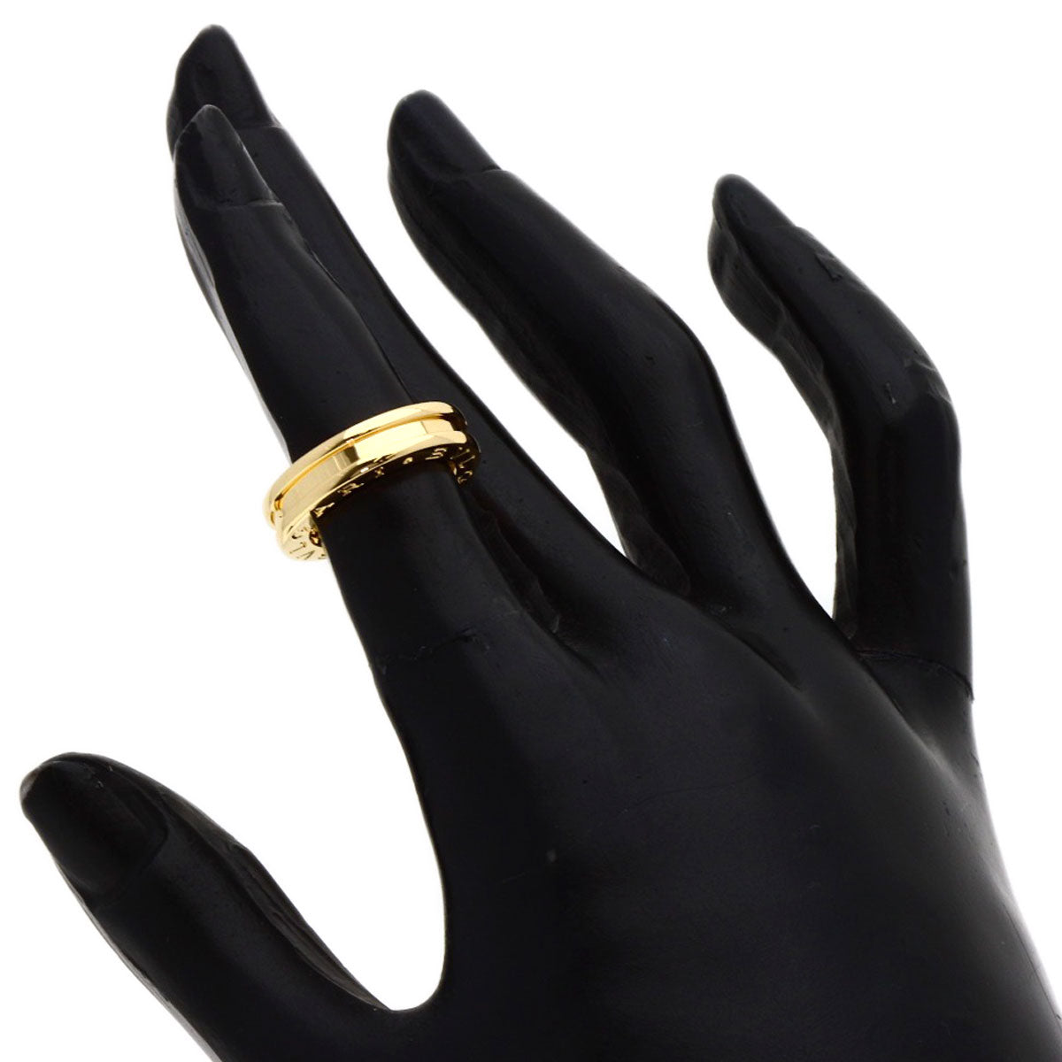 BVLGARI B.zero1 1 Band #45 Ring K18 Yellow Gold Ladies [Used]