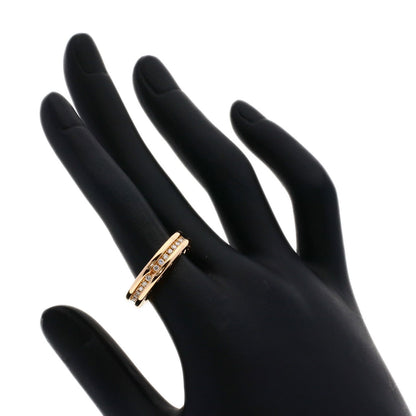BVLGARI B.zero1 Full Eternity 1 Band Diamond #52 Ring K18 Pink Gold Ladies [Used]