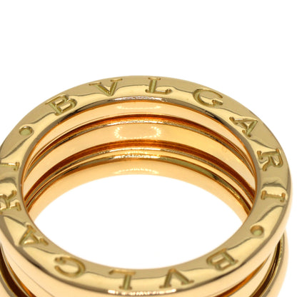 BVLGARI B.zero1 2 Band #51 Ring K18 Yellow Gold Ladies [Used]