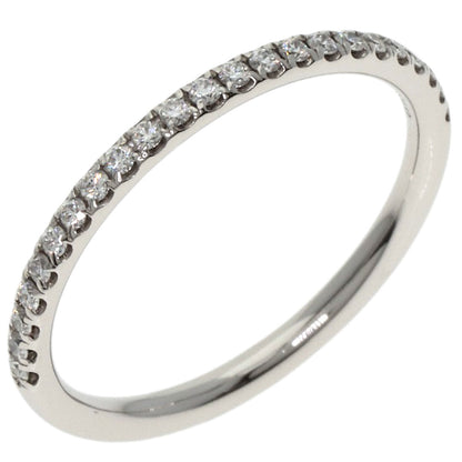 HARRY WINSTON Micropave Half Eternity Diamond Ring Platinum PT950 Ladies [Used]