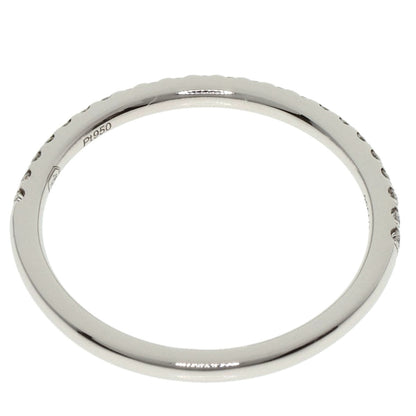 HARRY WINSTON Micropave Half Eternity Diamond Ring Platinum PT950 Ladies [Used]
