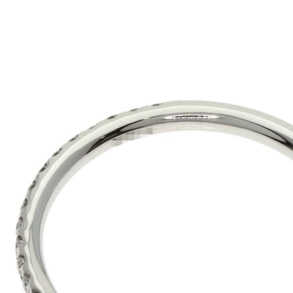 HARRY WINSTON Micropave Half Eternity Diamond Ring Platinum PT950 Ladies [Used]