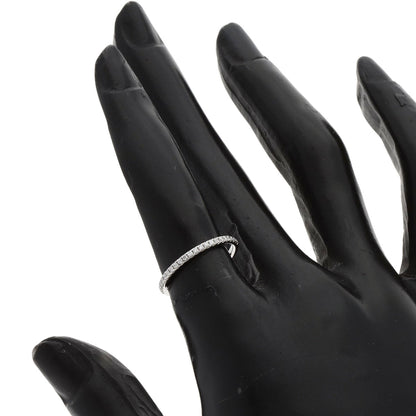 HARRY WINSTON Micropave Half Eternity Diamond Ring Platinum PT950 Ladies [Used]