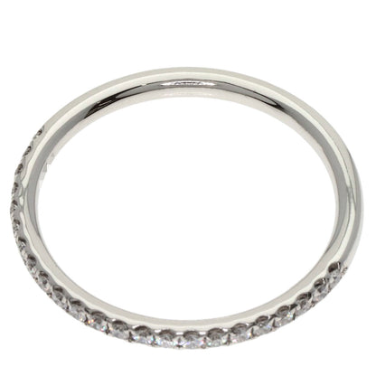 HARRY WINSTON Micropave Half Eternity Diamond Ring Platinum PT950 Ladies [Used]
