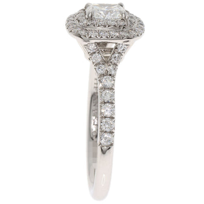 TIFFANY&Co. Soleste Cushion Cut Diamond E-VVS2-EX Ring Platinum PT950 Ladies [Used]