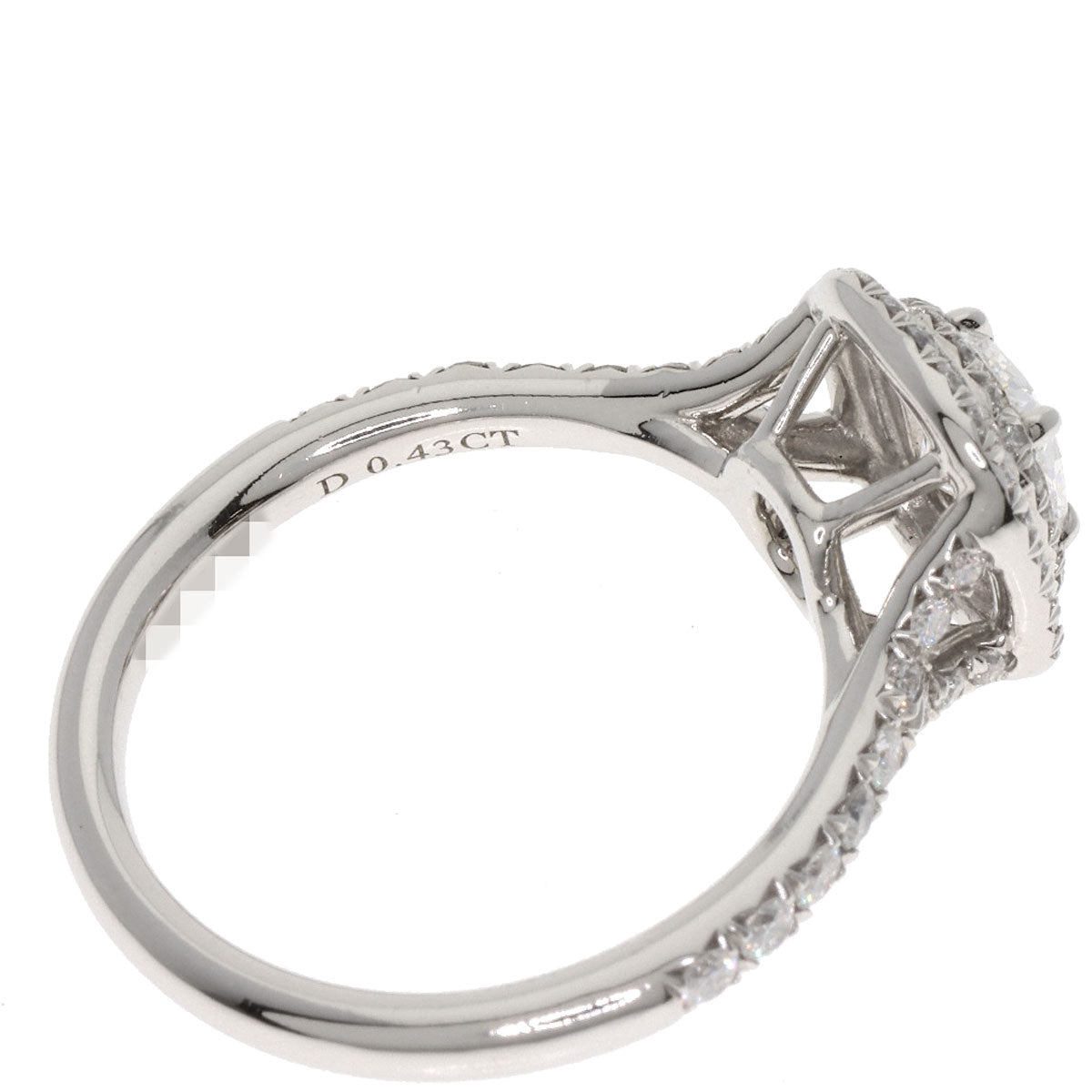 TIFFANY&Co. Soleste Cushion Cut Diamond E-VVS2-EX Ring Platinum PT950 Ladies [Used]