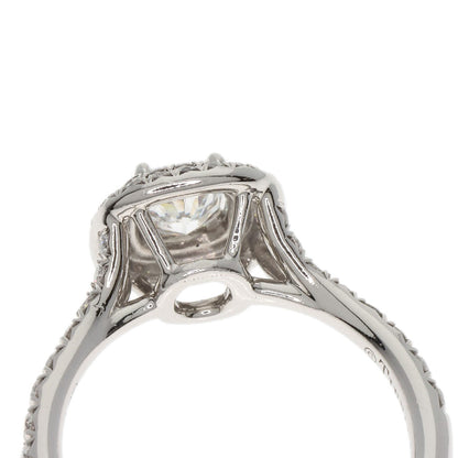 TIFFANY&Co. Soleste Cushion Cut Diamond E-VVS2-EX Ring Platinum PT950 Ladies [Used]