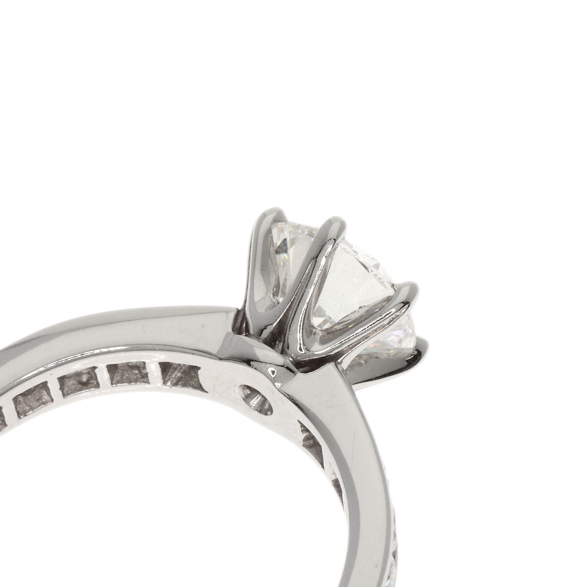 TIFFANY&Co. Solitaire Diamond G-VVS2-VG Ring Platinum PT950 Ladies [Used]