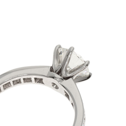 TIFFANY&Co. Solitaire Diamond G-VVS2-VG Ring Platinum PT950 Ladies [Used]