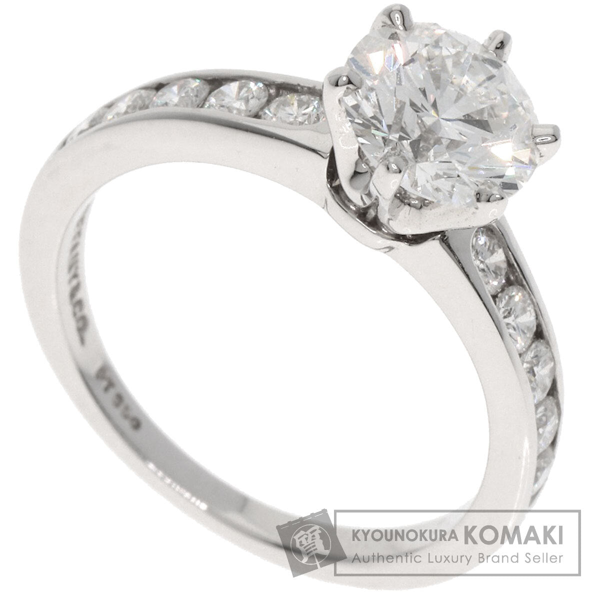 TIFFANY&Co. Solitaire Diamond G-VVS2-VG Ring Platinum PT950 Ladies [Used]