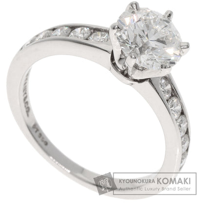 TIFFANY&Co. Solitaire Diamond G-VVS2-VG Ring Platinum PT950 Ladies [Used]