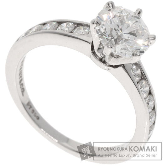 TIFFANY&Co. Solitaire Diamond G-VVS2-VG Ring Platinum PT950 Ladies [Used]
