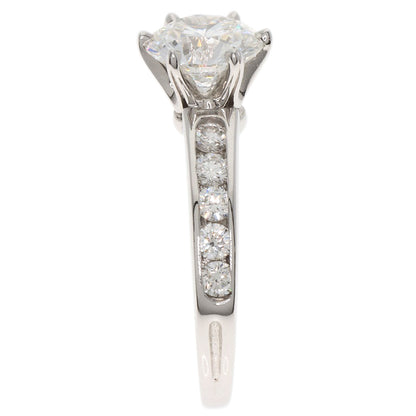 TIFFANY&Co. Solitaire Diamond G-VVS2-VG Ring Platinum PT950 Ladies [Used]