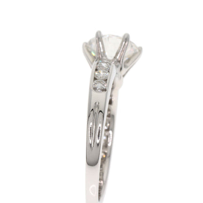 TIFFANY&Co. Solitaire Diamond G-VVS2-VG Ring Platinum PT950 Ladies [Used]