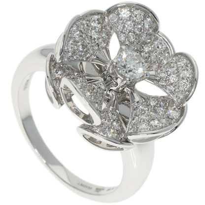 BVLGARI Diva Dream Flower Diamond Ring K18 White Gold Ladies [Used]