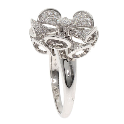BVLGARI Diva Dream Flower Diamond Ring K18 White Gold Ladies [Used]
