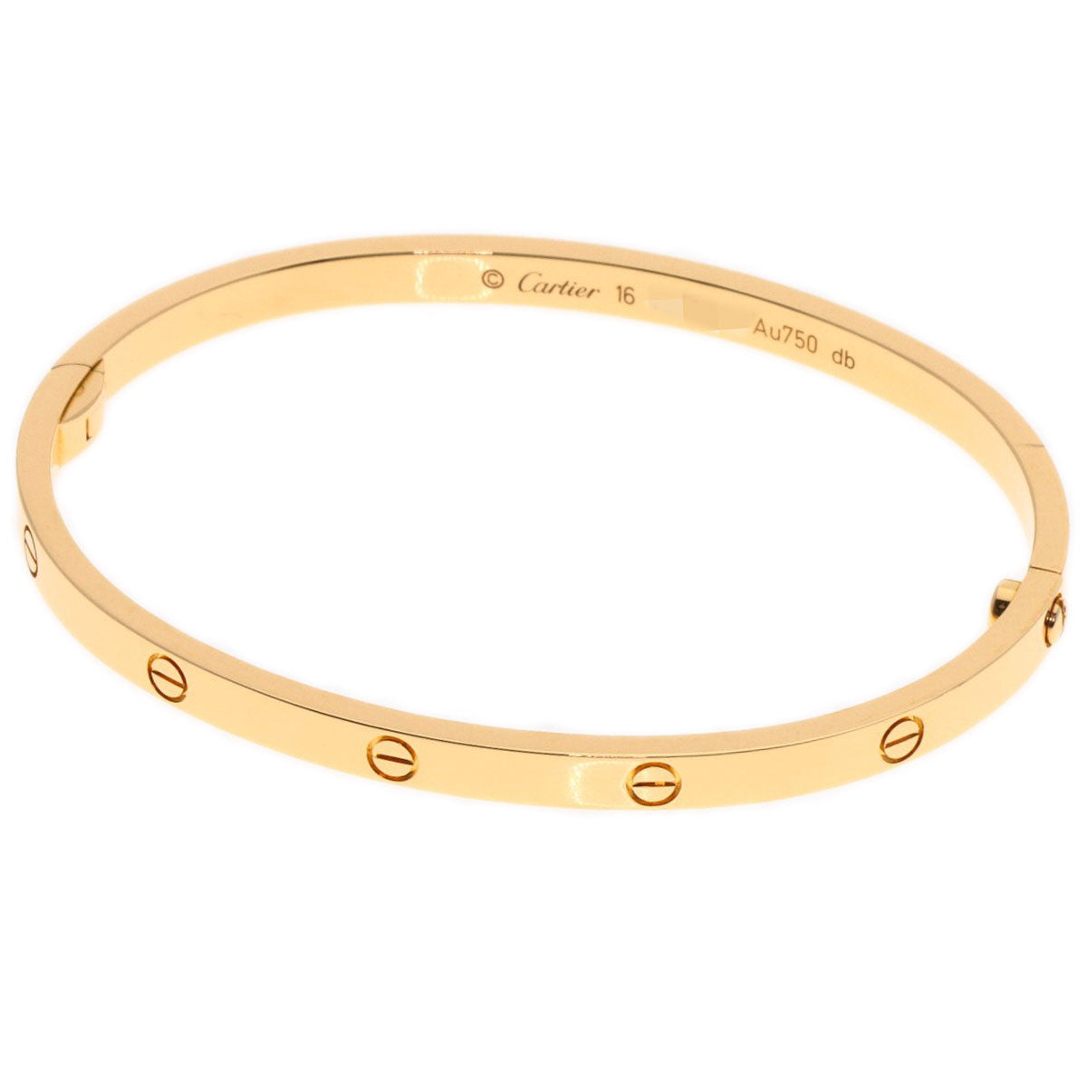 CARTIER LOVE Bracelets SM with Driver #16 Bracelet K18 Pink Gold Ladies [Used]