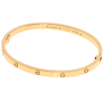 CARTIER LOVE Bracelets SM with Driver #16 Bracelet K18 Pink Gold Ladies [Used]