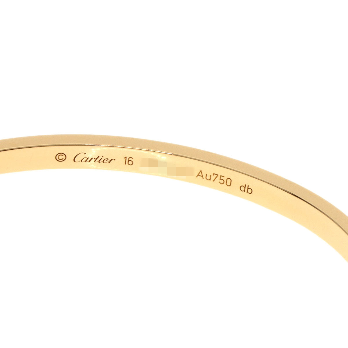 CARTIER LOVE Bracelets SM with Driver #16 Bracelet K18 Pink Gold Ladies [Used]