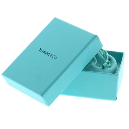 TIFFANY&Co. T TWO Circle Turquoise Necklace K18 White Gold Ladies [Used]