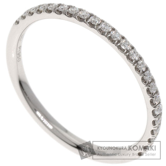 HARRY WINSTON Half diamond Ring Platinum PT950 Ladies [Used]