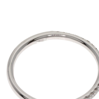 HARRY WINSTON Half diamond Ring Platinum PT950 Ladies [Used]