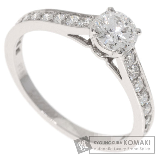 CARTIER Solitaire Diamond #52 Ring Platinum PT950 Ladies [Used]
