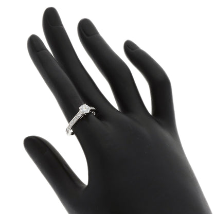 CARTIER Solitaire Diamond #52 Ring Platinum PT950 Ladies [Used]