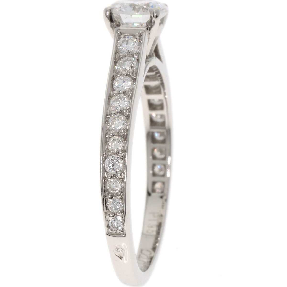 CARTIER Solitaire Diamond #52 Ring Platinum PT950 Ladies [Used]