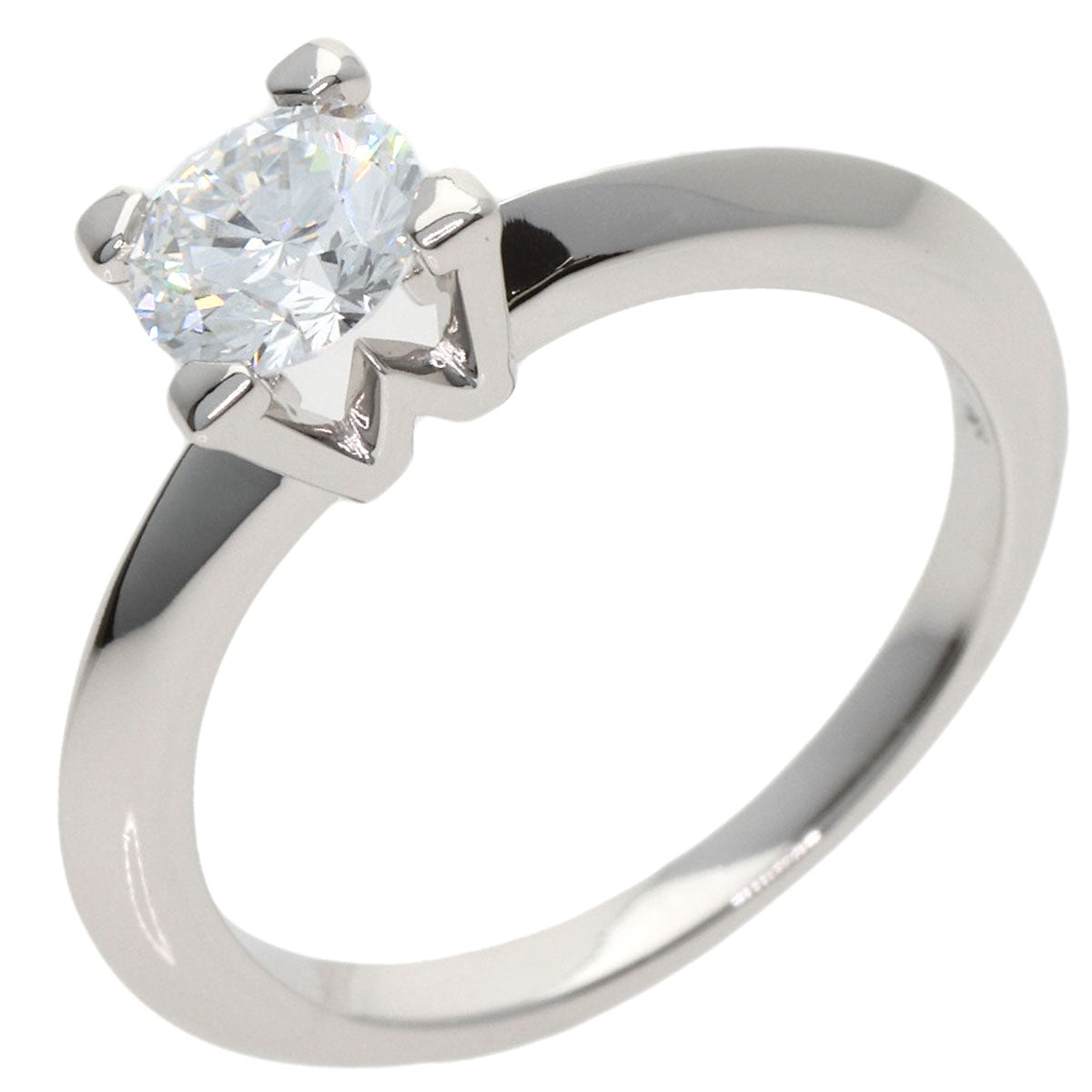 HARRY WINSTON HW Logo Diamond Ring Platinum PT950 Ladies [Used]