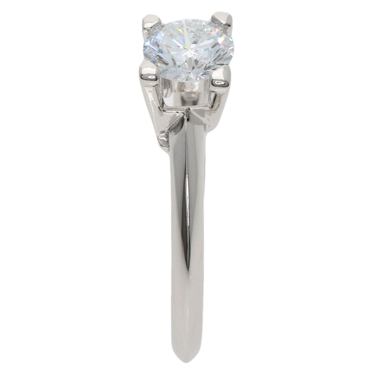 HARRY WINSTON HW Logo Diamond Ring Platinum PT950 Ladies [Used]