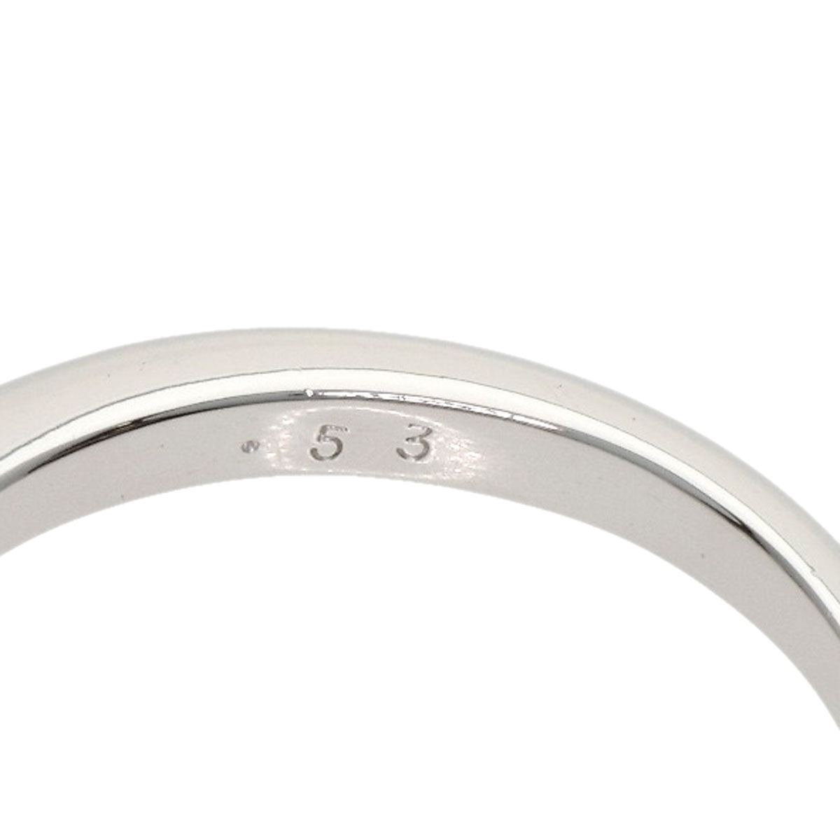 HARRY WINSTON HW Logo Diamond Ring Platinum PT950 Ladies [Used]