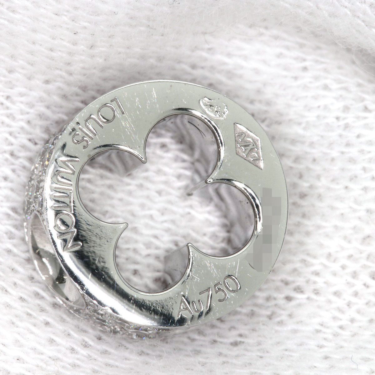 LOUIS VUITTON Pandantif Empreinte Diamond Pendant top K18 White Gold Ladies [Used]