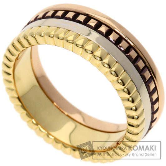 Boucheron Quatre Classic #50 Ring K18 Yellow Gold 18K Pink GoldLadies [Used]