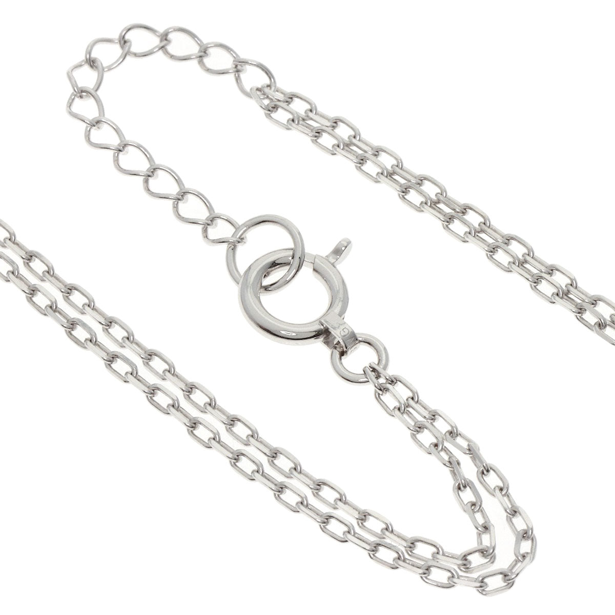 Boucheron Deschenes Diamond Double Necklace K18 White Gold Ladies [Used]